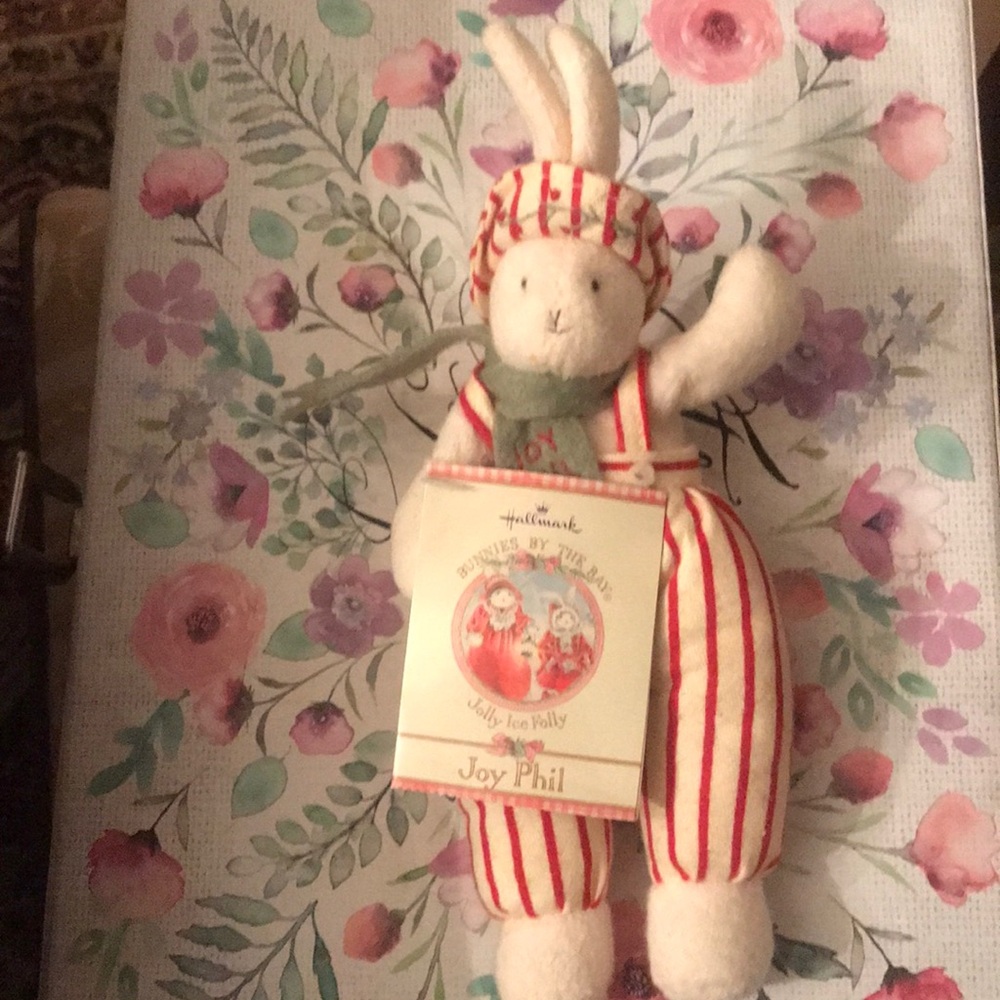Hallmark Christmas Plush- Joy Phil- Bunnies by the Bay- Vintage 2002 with Tags